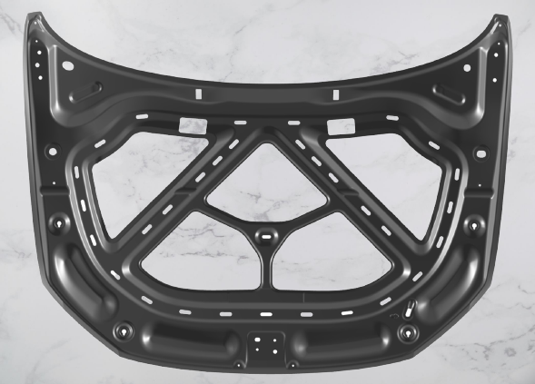 Motorhaube 1 aus Magnesium