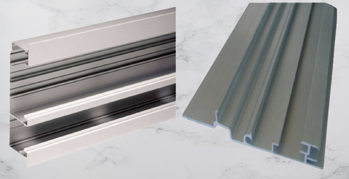 Innenprofil U-Bahn aus Leichtmetall Magnesium